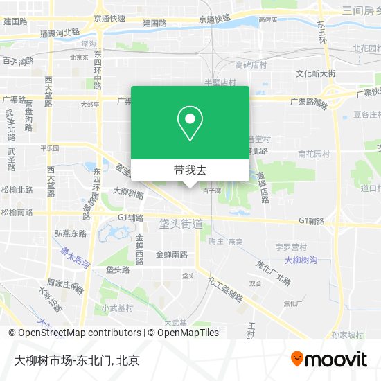 大柳树市场-东北门地图