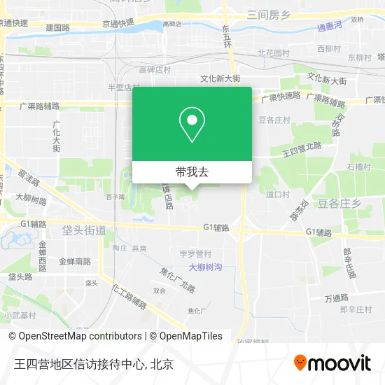 王四营地区信访接待中心地图