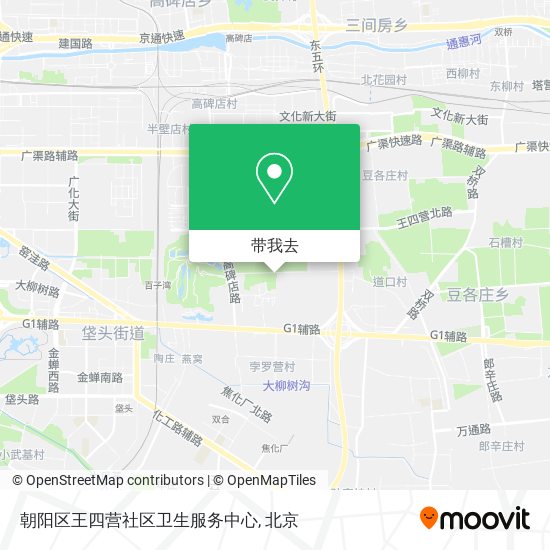 朝阳区王四营社区卫生服务中心地图