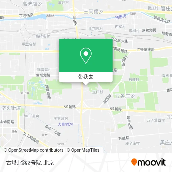 古塔北路2号院地图
