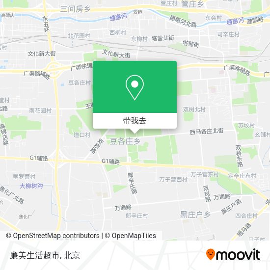 廉美生活超市地图