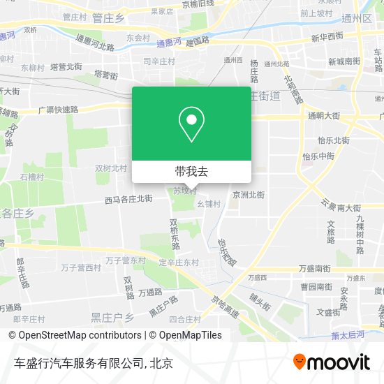 车盛行汽车服务有限公司地图