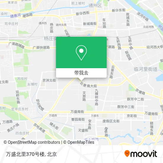 万盛北里370号楼地图
