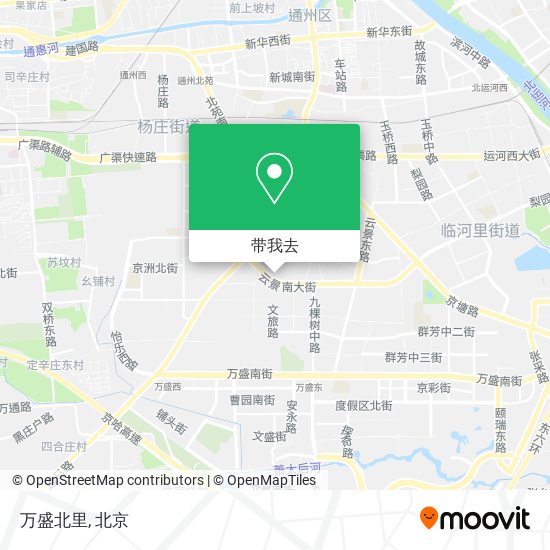 万盛北里地图