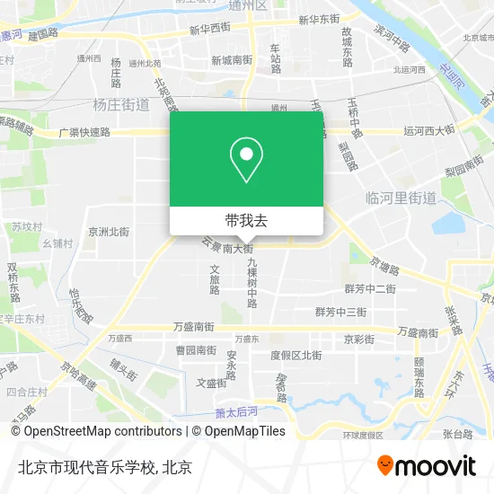 北京市现代音乐学校地图