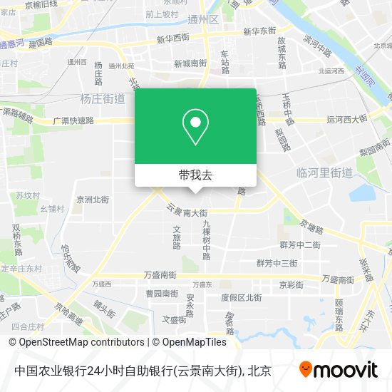 中国农业银行24小时自助银行(云景南大街)地图