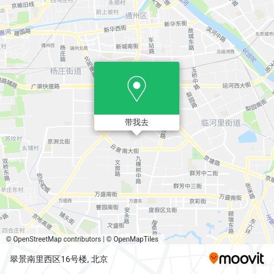 翠景南里西区16号楼地图
