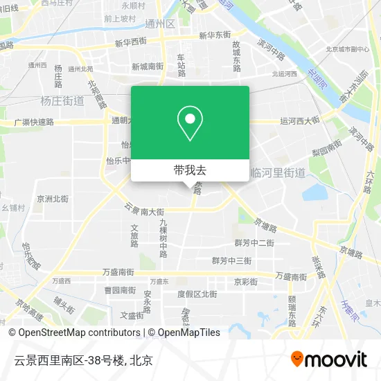 云景西里南区-38号楼地图