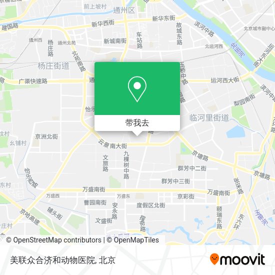 美联众合济和动物医院地图