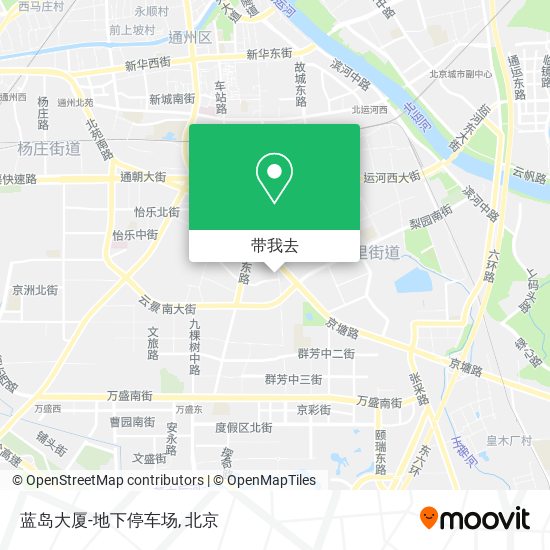蓝岛大厦-地下停车场地图