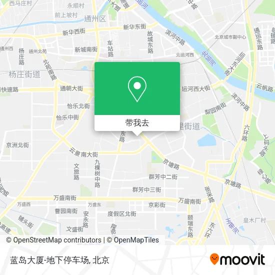 蓝岛大厦-地下停车场地图
