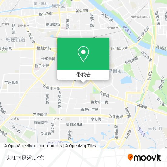 大江南足浴地图