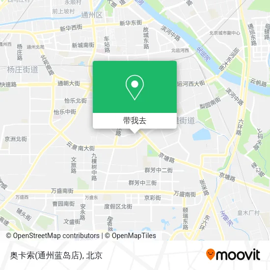 奥卡索(通州蓝岛店)地图