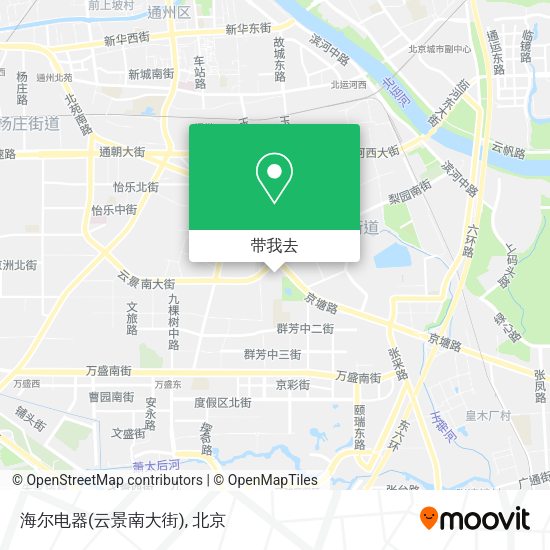 海尔电器(云景南大街)地图