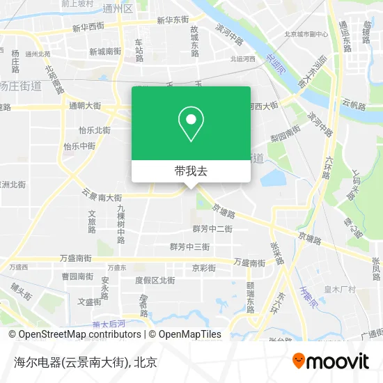 海尔电器(云景南大街)地图