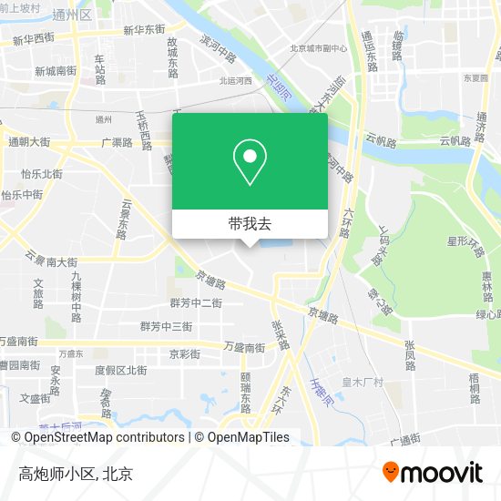 高炮师小区地图