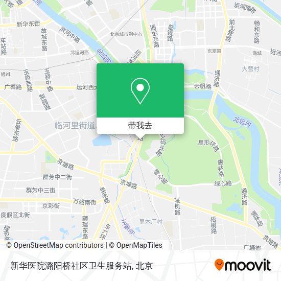 新华医院潞阳桥社区卫生服务站地图
