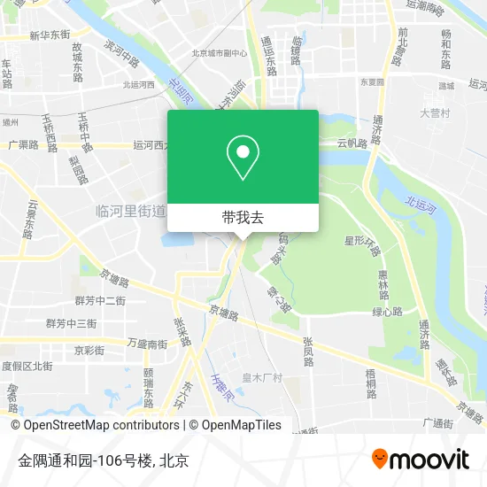 金隅通和园-106号楼地图