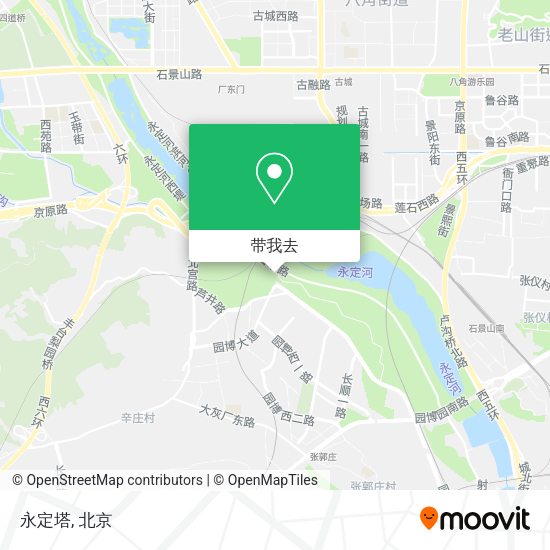 永定塔地图