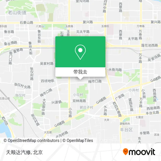 天顺达汽修地图