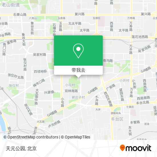 天元公园地图