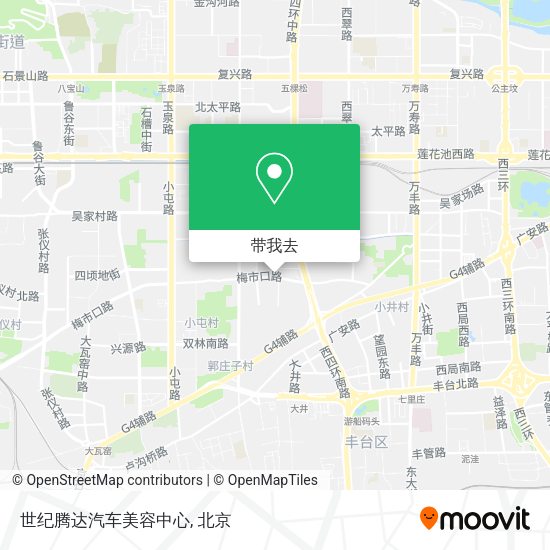 世纪腾达汽车美容中心地图
