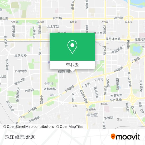 珠江·峰景地图
