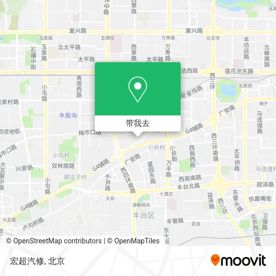 宏超汽修地图
