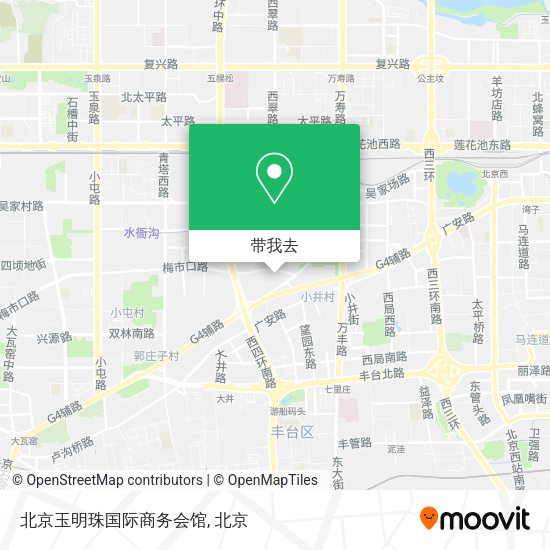 北京玉明珠国际商务会馆地图