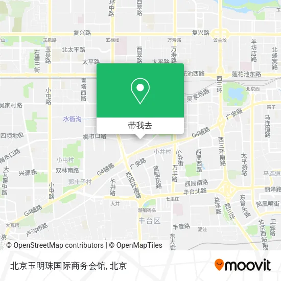 北京玉明珠国际商务会馆地图