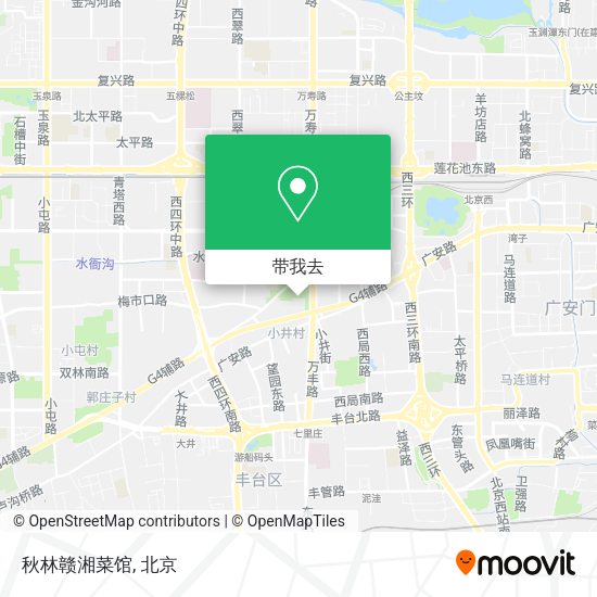 秋林赣湘菜馆地图