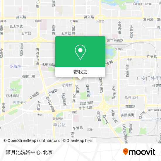 潇月池洗浴中心地图