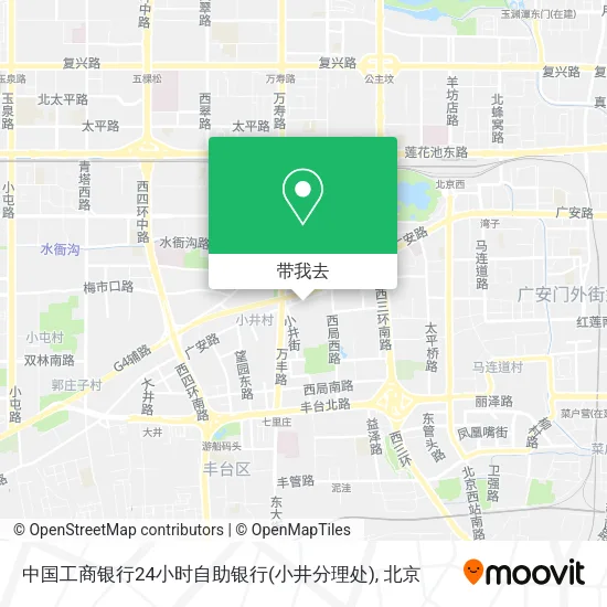中国工商银行24小时自助银行(小井分理处)地图