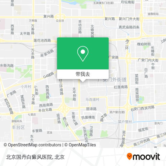北京国丹白癜风医院地图