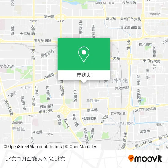 北京国丹白癜风医院地图