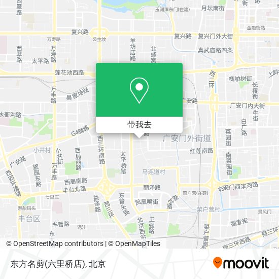 东方名剪(六里桥店)地图