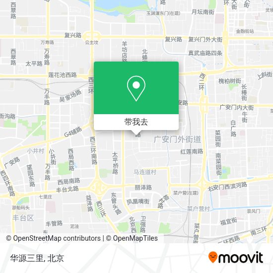 华源三里地图