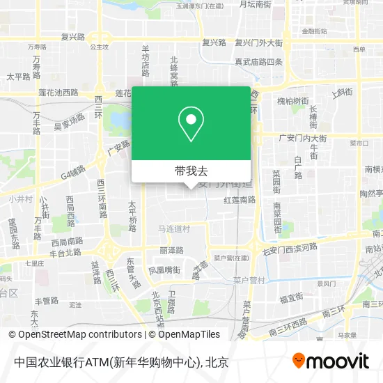 中国农业银行ATM(新年华购物中心)地图