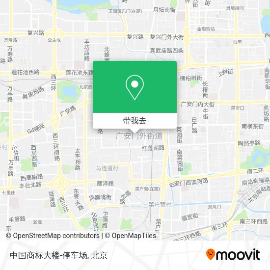 中国商标大楼-停车场地图