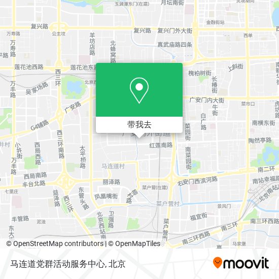 马连道党群活动服务中心地图