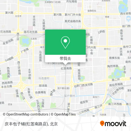 庆丰包子铺(红莲南路店)地图