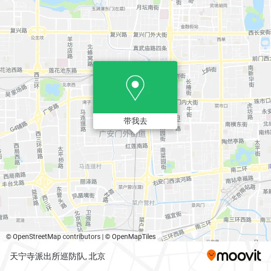 天宁寺派出所巡防队地图