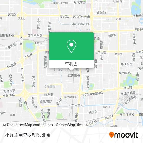 小红庙南里-5号楼地图