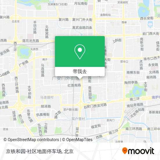 京铁和园-社区地面停车场地图