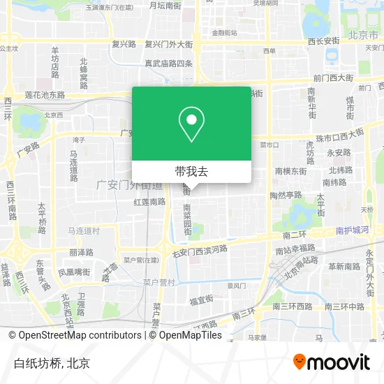白纸坊桥地图