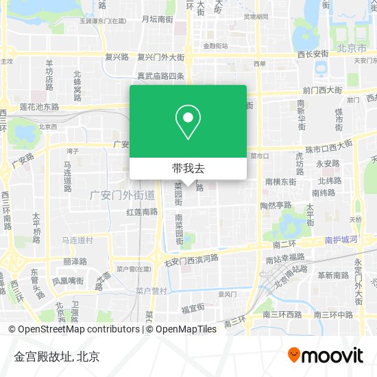 金宫殿故址地图