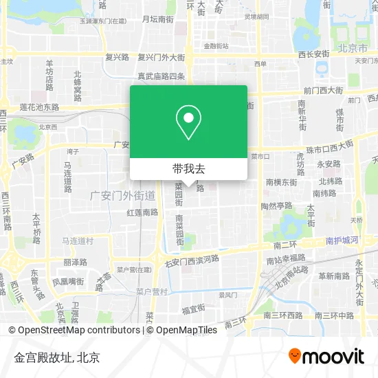 金宫殿故址地图