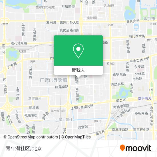 青年湖社区地图