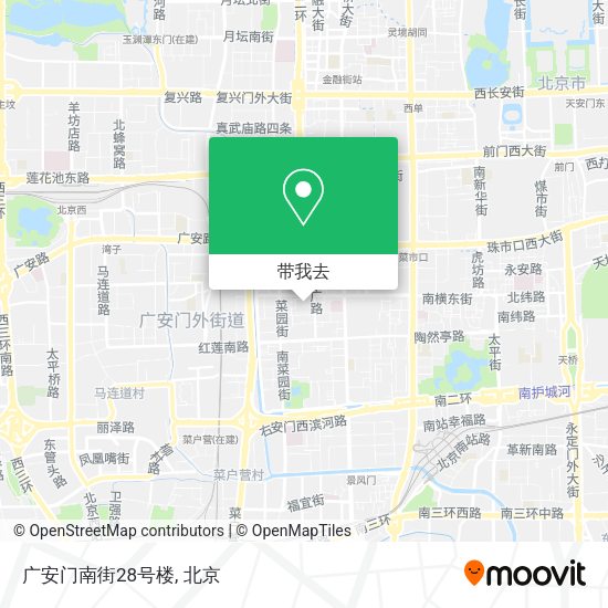 广安门南街28号楼地图