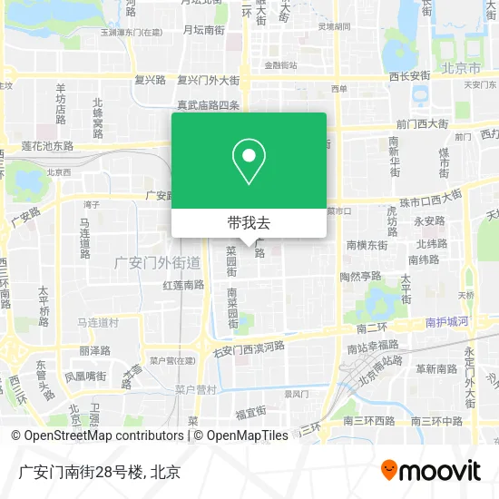 广安门南街28号楼地图